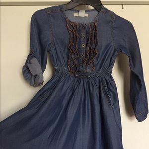 Girls denim dress